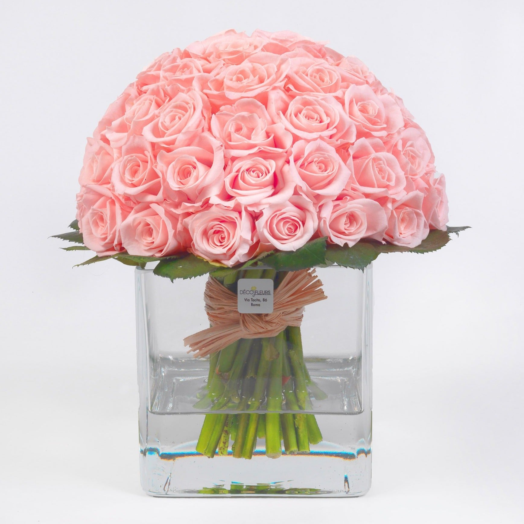 Bouquet Rose bianche artificiali Déco Fleurs Roma